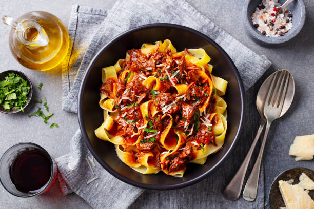 Healthy ragu with vegetables and plant-based ingredients, perfect for a nutritious, fiber-rich meal.
